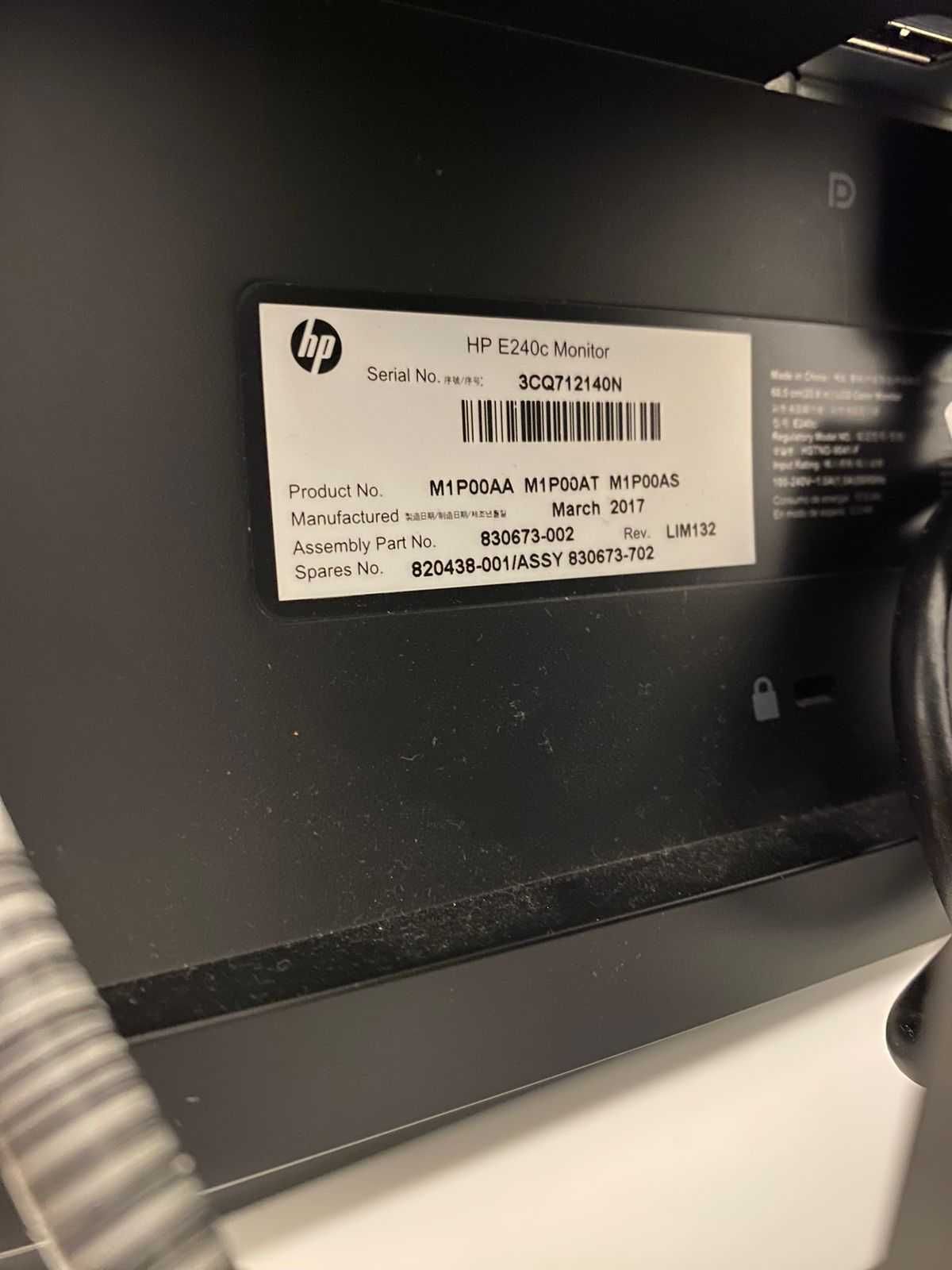 HP Monitor E240C