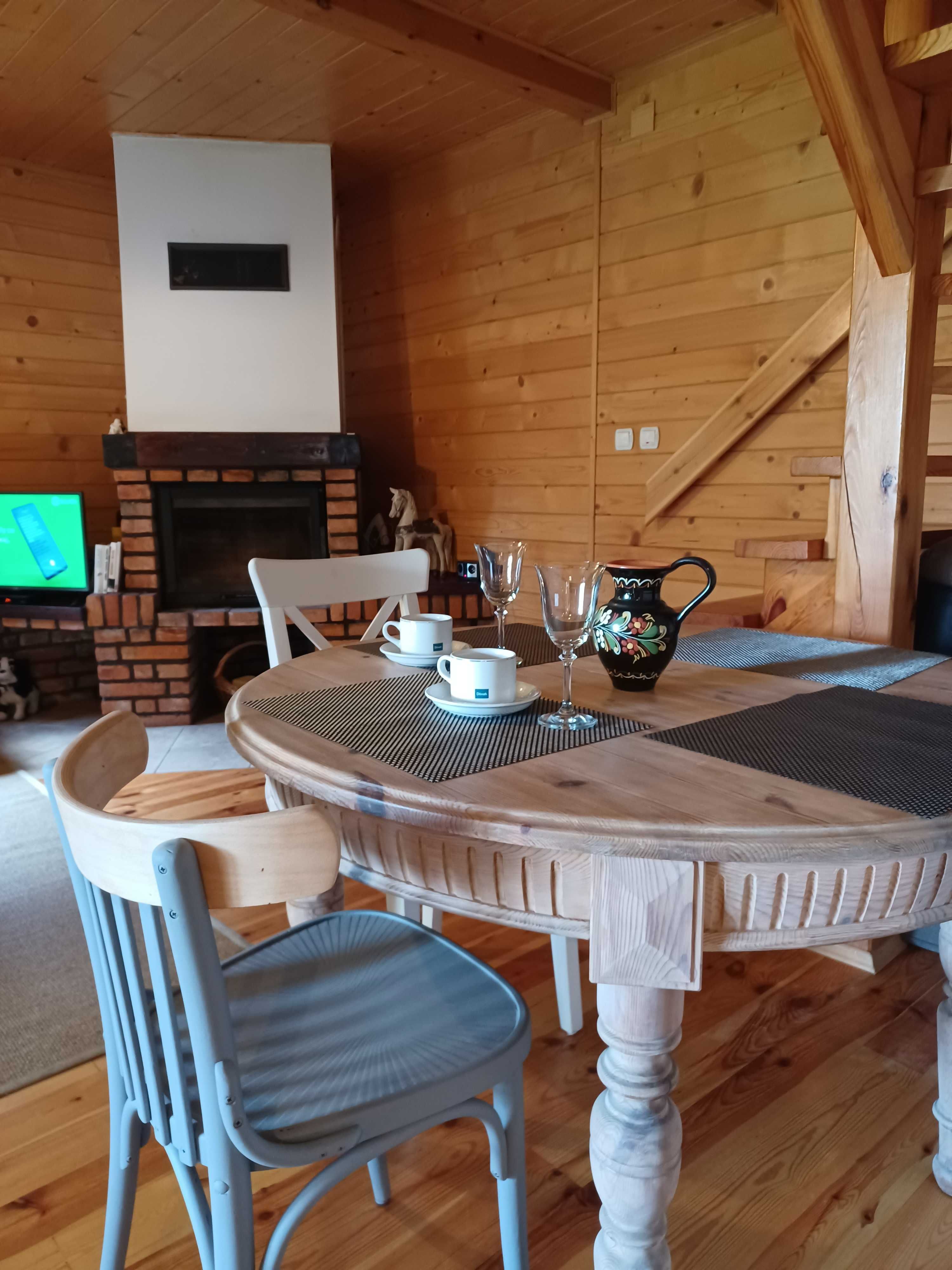 Domek letniskowy do wynajęcia nad jeziorem na mazurach Mazury, łódka.