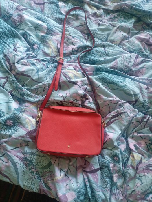 Czerwona torebka damska ochnik