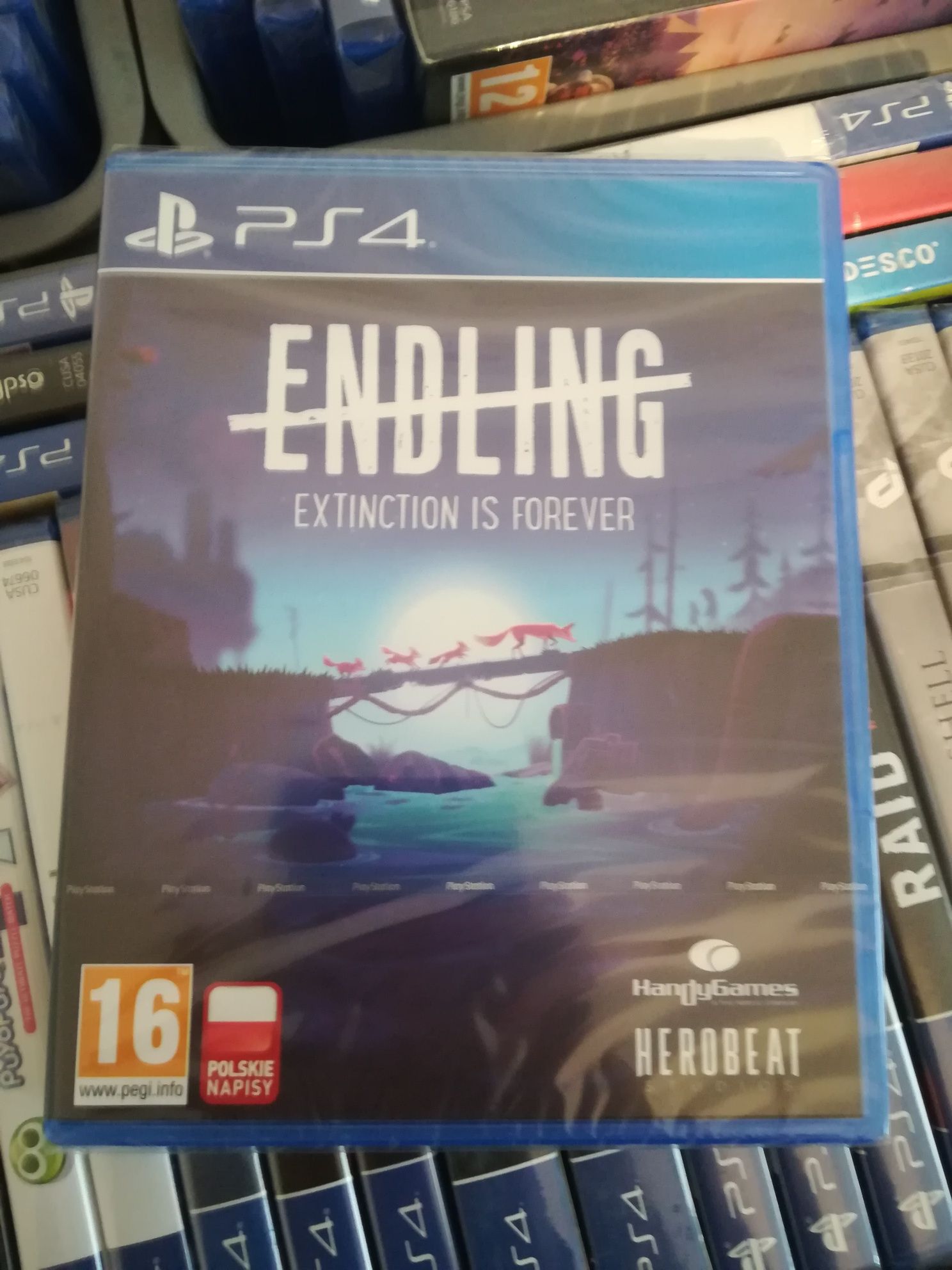 Endling extinction is forever PL nowa folia ps4 ps5 PlayStation 4 5