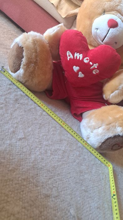 NOVO PREÇO!! -80% Sto. António • Urso Peluche Grande 'Amo-te' • N