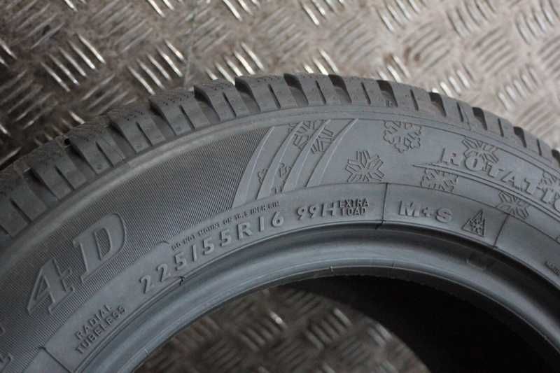 225/55/16 Dunlop Sp Winter Sport 4D 225/55 R16 8mm