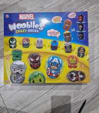 Marvel Wooblies Arena + 2 wyrzutnie + 4 Figurki magnetyczne WBM005
