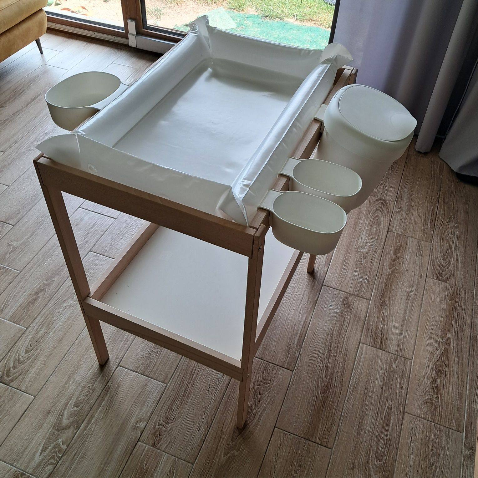 Przewijak Ikea podkład pojemniki kosz