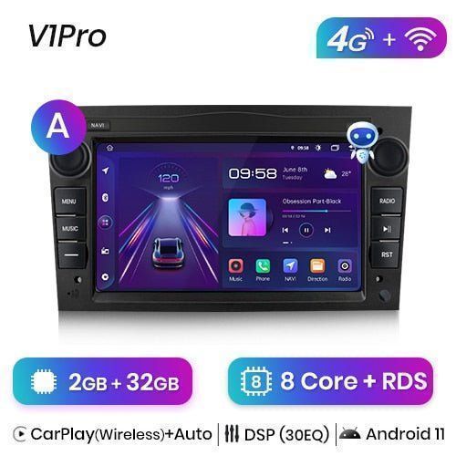Radio nawigacja Opel Astra Vectra C Zafira Corsa Vivaro Android 2GB