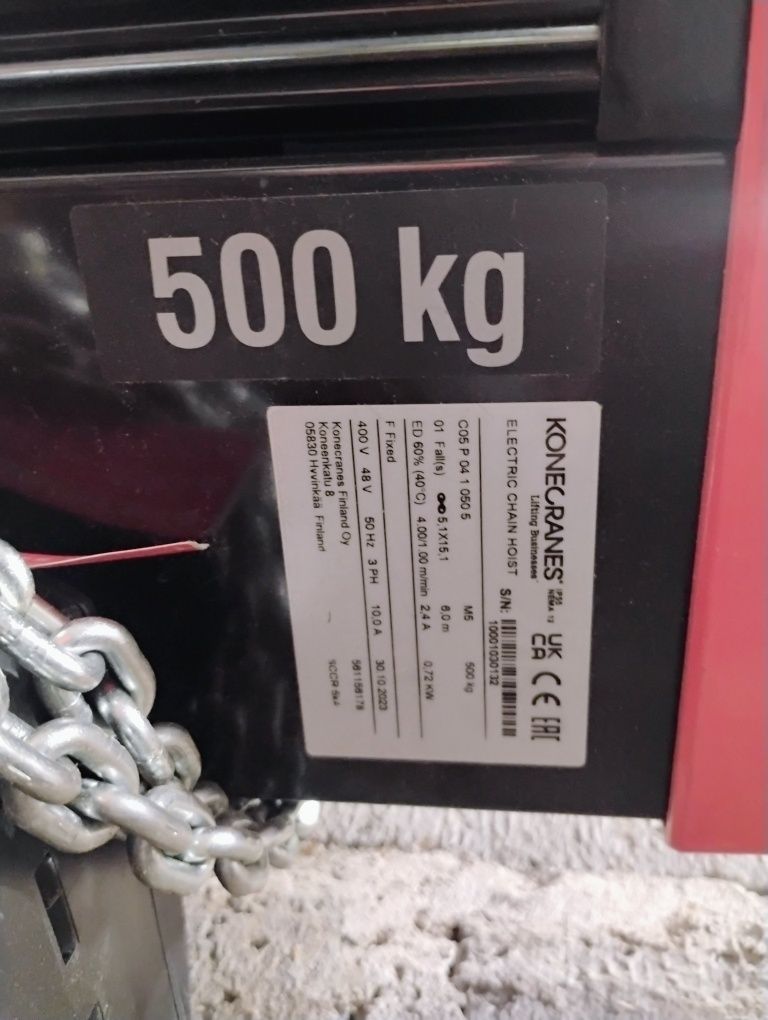 Nowa wyciągarka łańcuchowa elektryczna