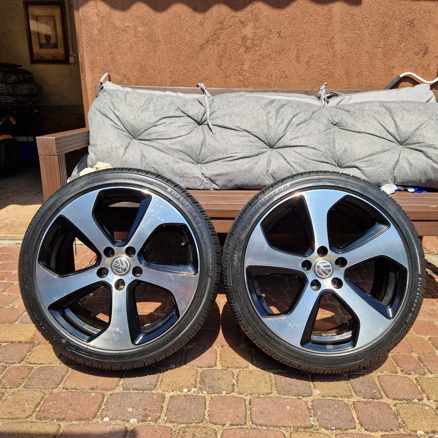 felgi oryginalne VW Serron + opony Firestone Firehawk ASV2 R18