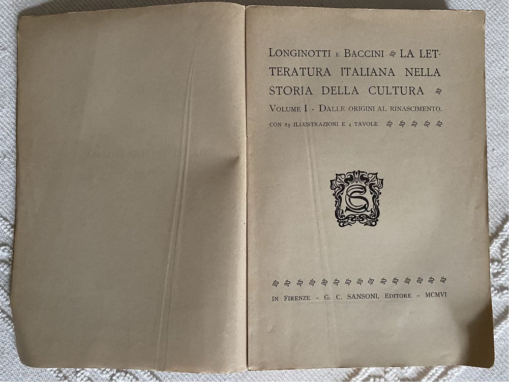 La Letteratura Italiana di Longinotti e Baccini