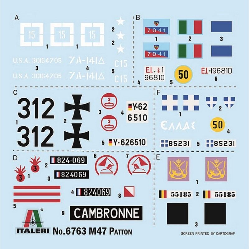 Italeri 6763 model 1:35 czołg M47 PATTON