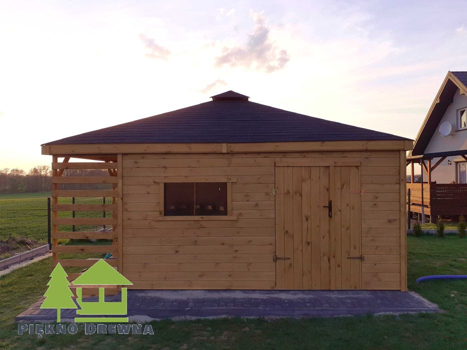 Domek Narzędziowy Miłosz  5x5 Piękno Drewna SZYBKA REALIZACJA