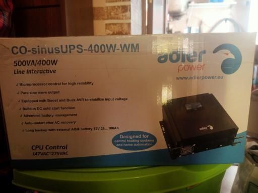 Інвертор СО-sinusUPS-400W-WM