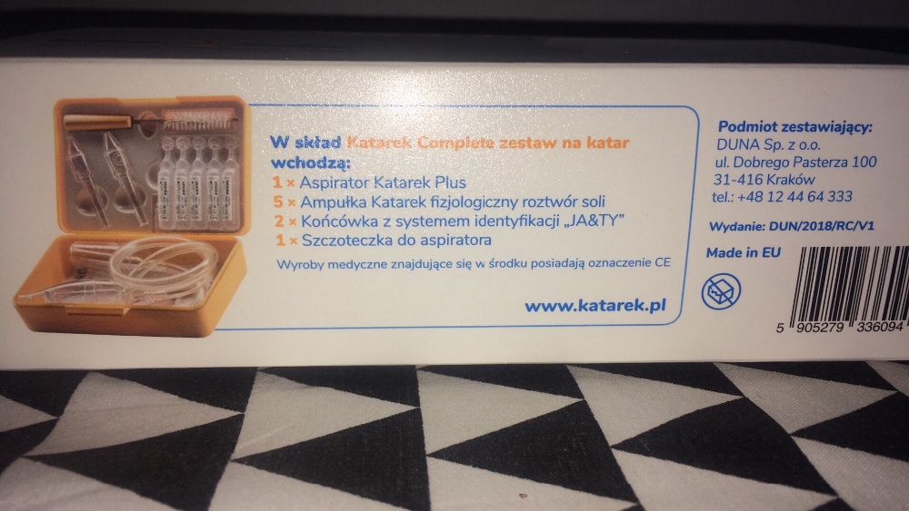 KATAREK PLUS COMPLETE Aspirator do nosa Odkurzacza