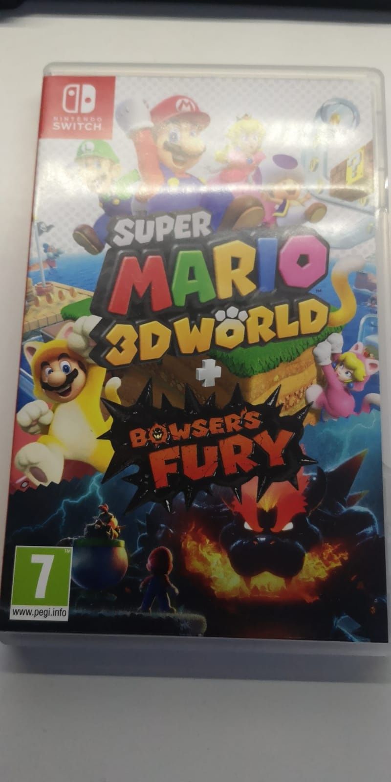 Gra super mario 3d world + browser fury na Nintendo switch