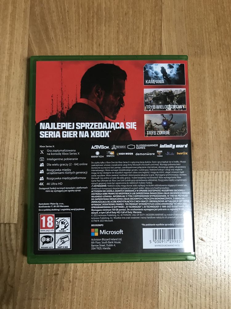 Call of duty modern warface 3 xbox