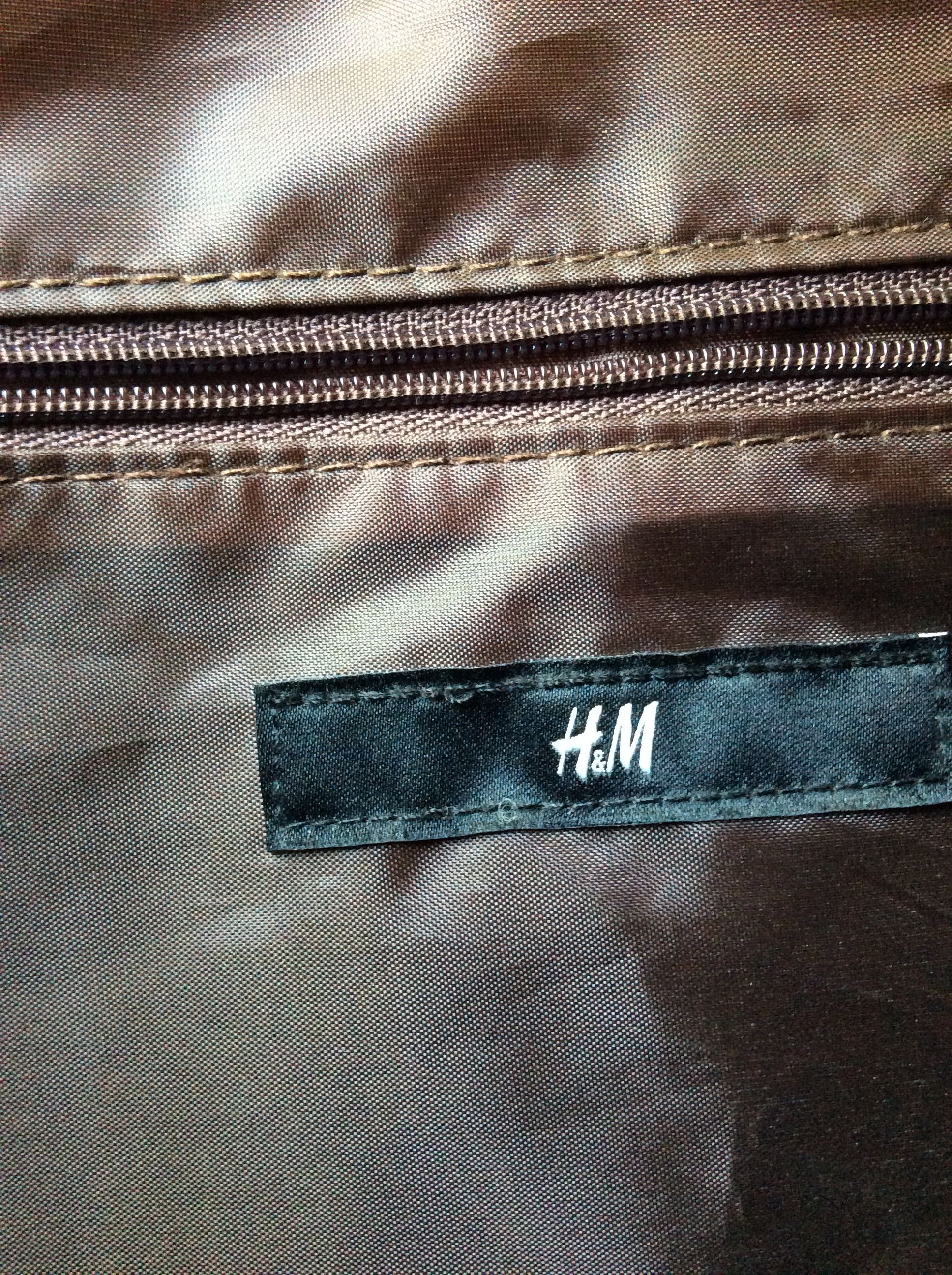 (Сумка - шоппер  H&M ) + (Стильная сумка-клатч  кожа  Италия )  НОВЫЕ