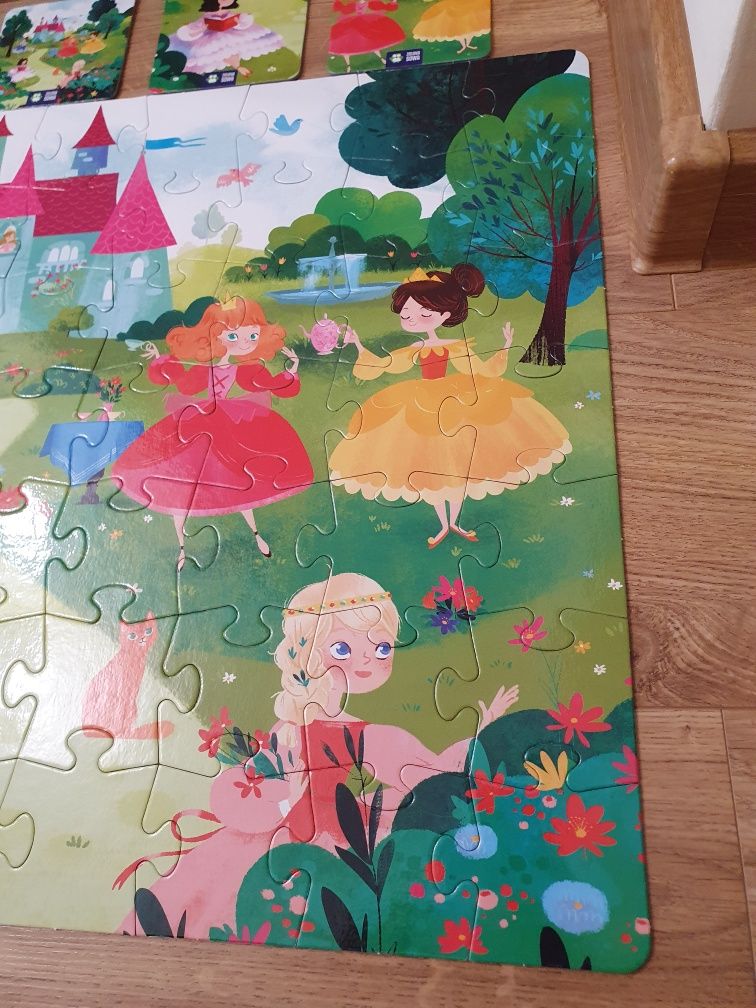 Puzzle Księżniczki Zielona Sowa 56 elementów