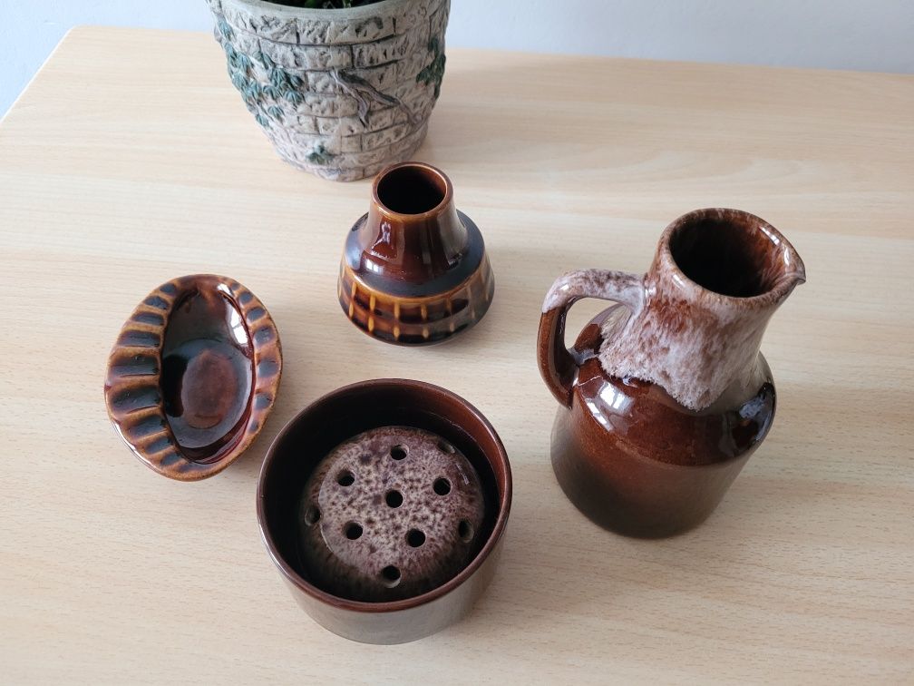 Prl Porcelit Spółdzielnia Przyjaźń z Włocławka ikebana dzban