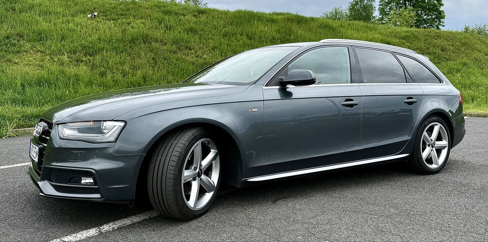 Audi A4 B8 3x S-line Automat Stan BDB Daytona Grey