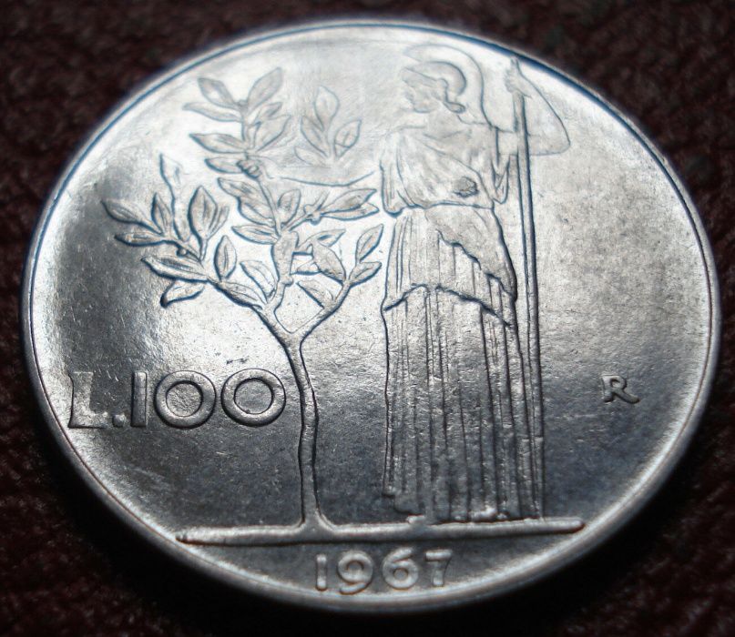 1967 Republica Italiana 100 Lire R