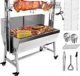 Grelhador Inox 65kg Assador Fogareiro Grelhador de pernil porco