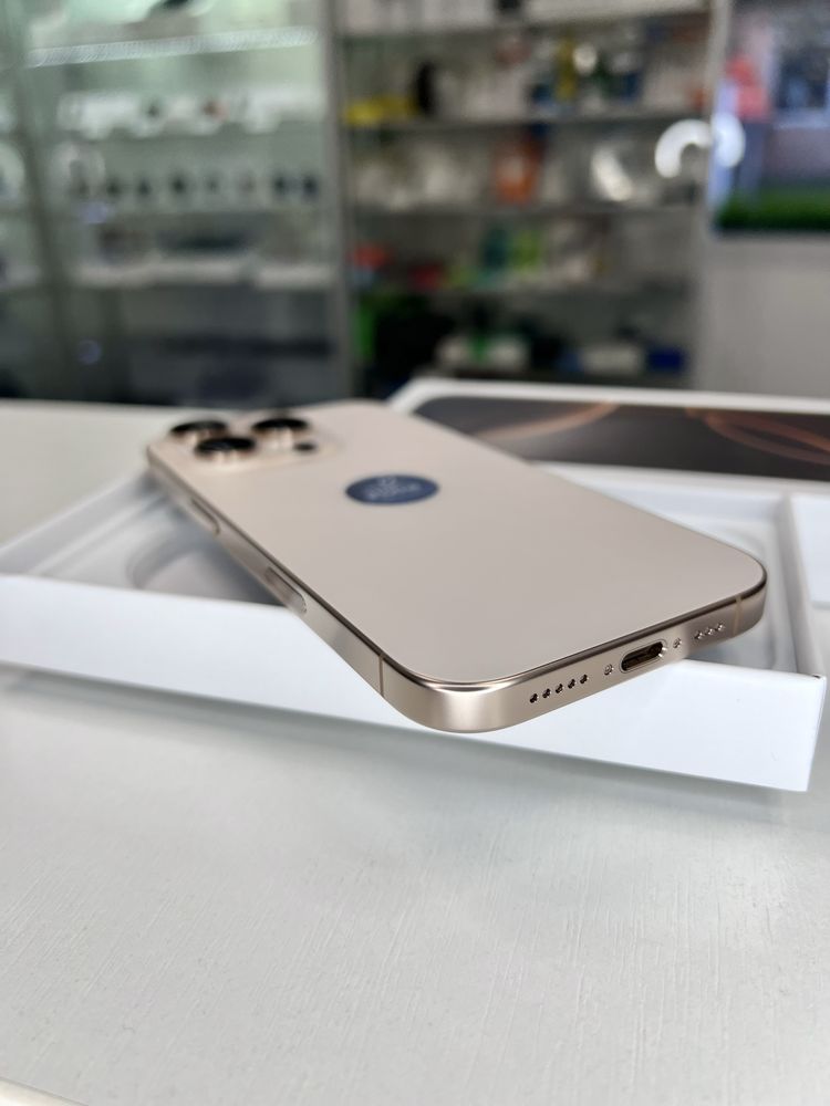 Open Box iPhone 16 Pro 128GB Desert Titanium NEVERLOCK