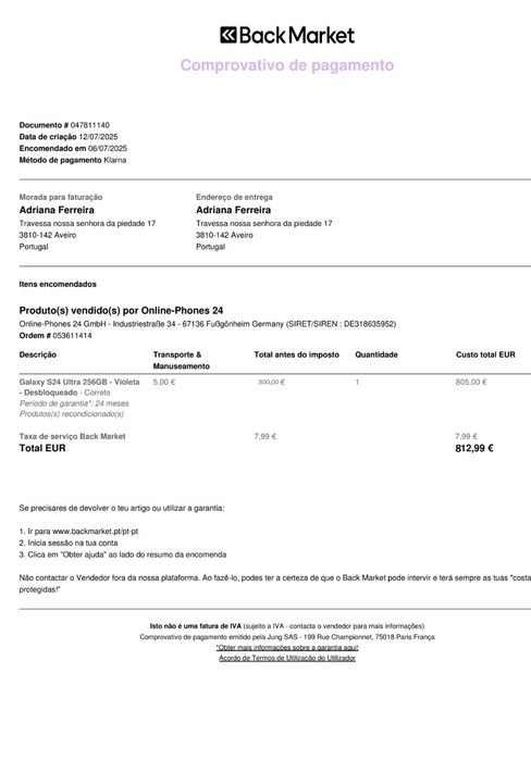 Samsung Galaxy S24 Ultra 256gb