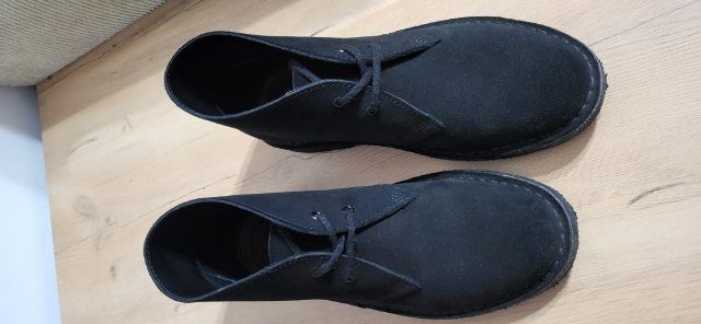 Buty skórzane zamszowe Clarks rozm. 41 stan idealny