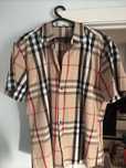 Camisa xadrez burberry