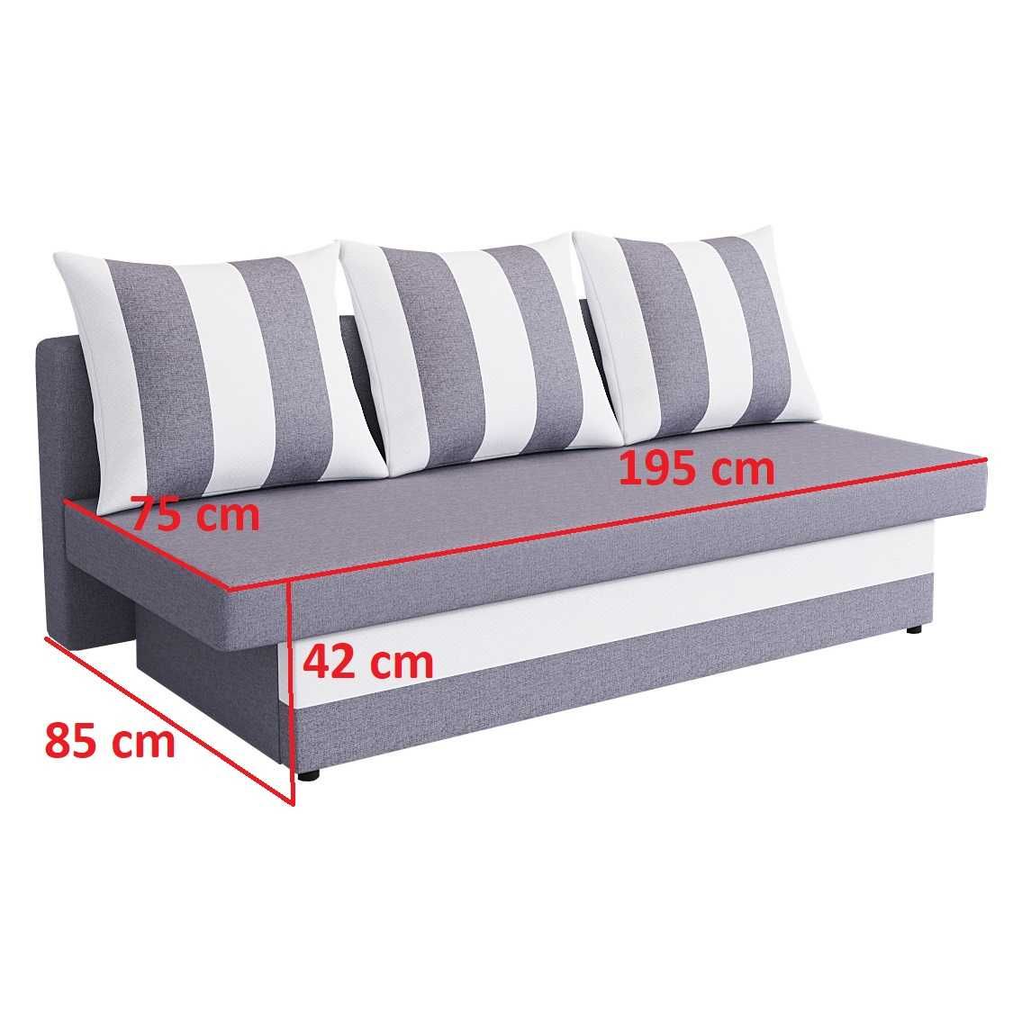 Warszawa Sofa Tapczan Łóżko Materac DARMOWA DOSTAWA Wersalka pojemnik