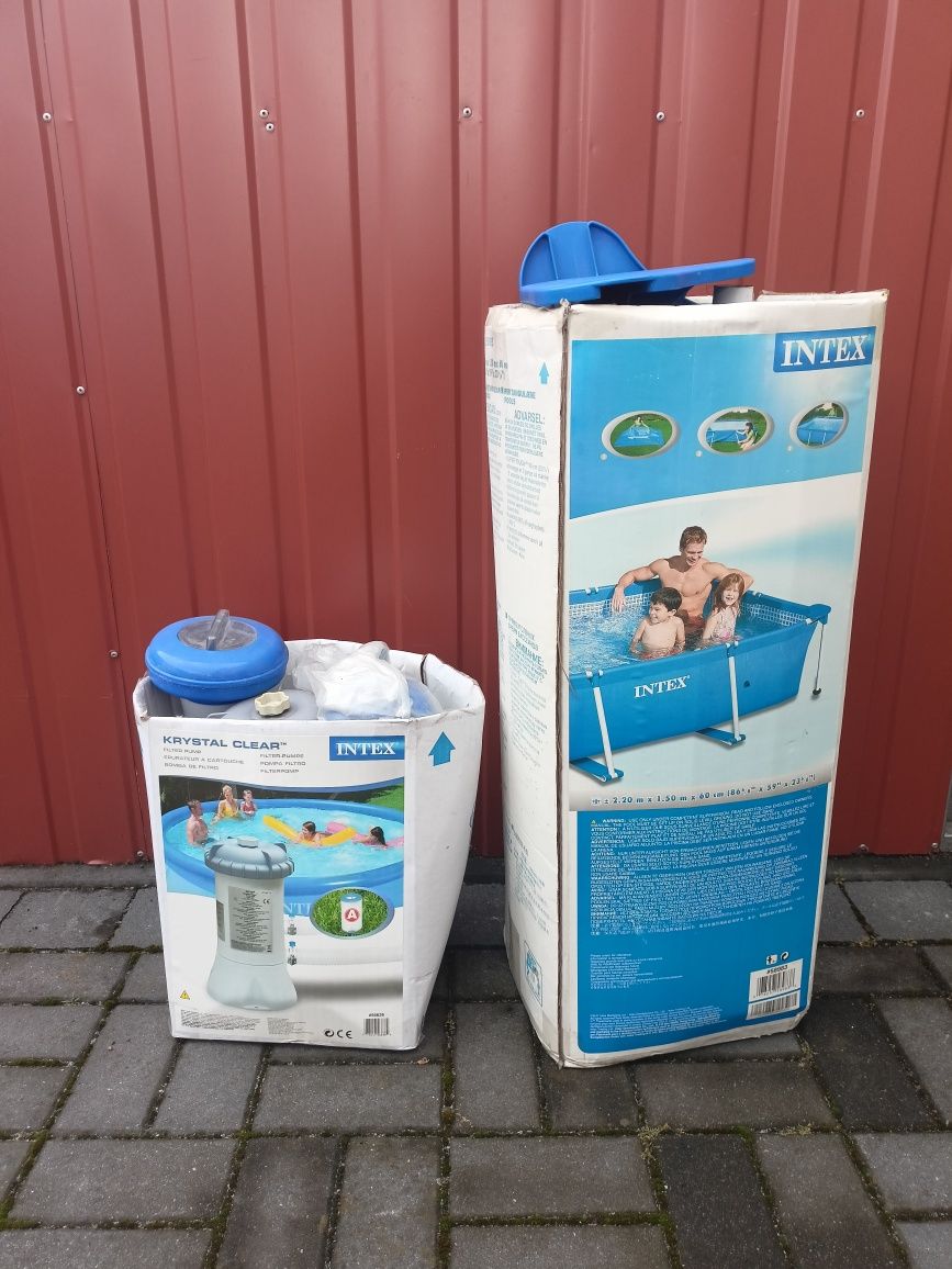 Basen Intex + pompa, zestaw gotowy do użytku