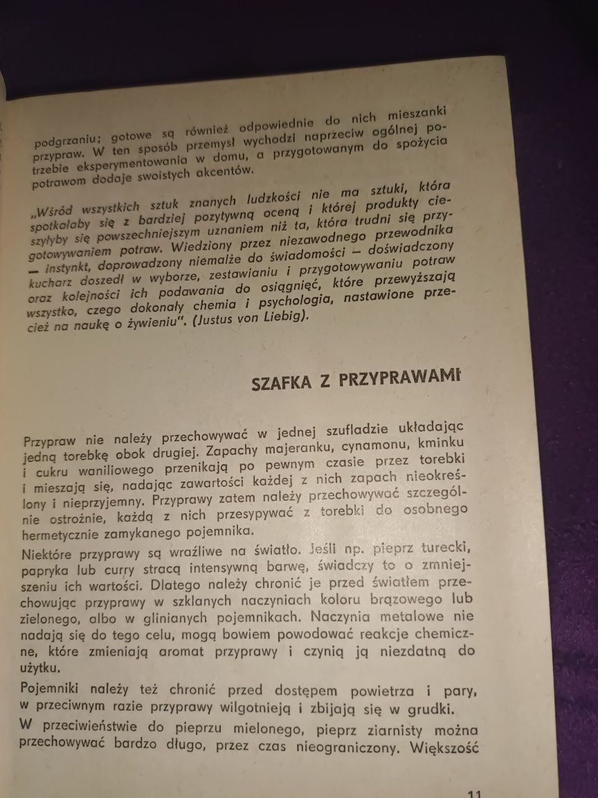 Przyprawy od a do z książką 1974