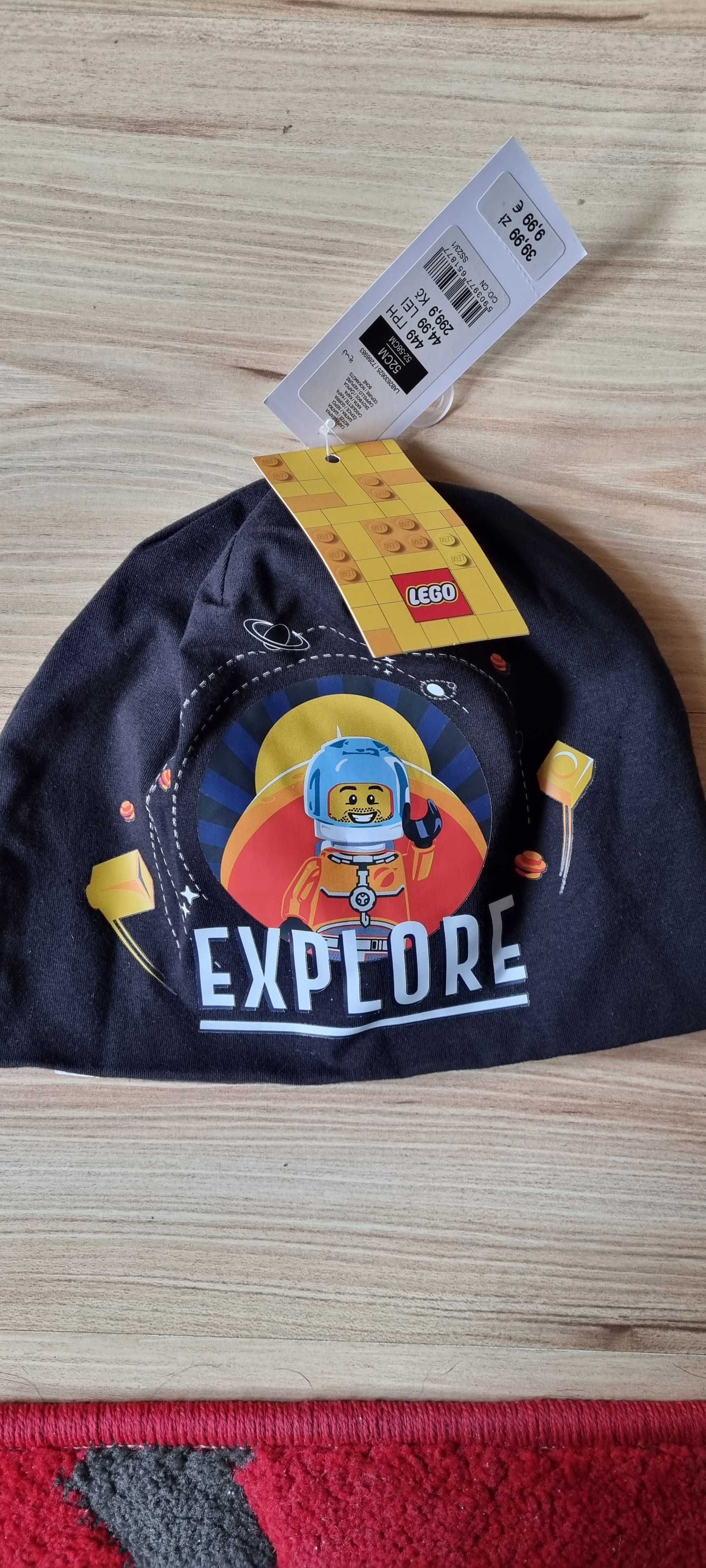Nowa czapka dziecięca przejściowa 52cm na licencji Lego Bytom lub wys.
