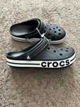 Crocs шльопки 41-42 чорні крокси