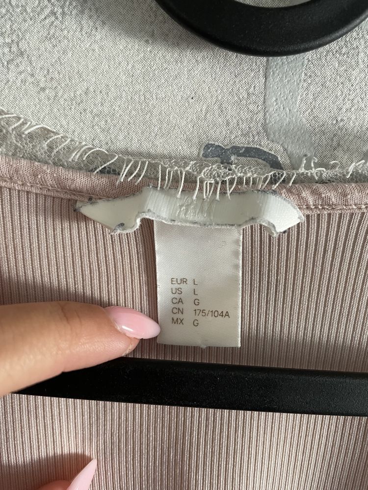 Bluzka z H&M róż