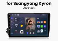 Штатная магнитола Ssang Yong Kyron/Actyon (2005-2011) ANDROID