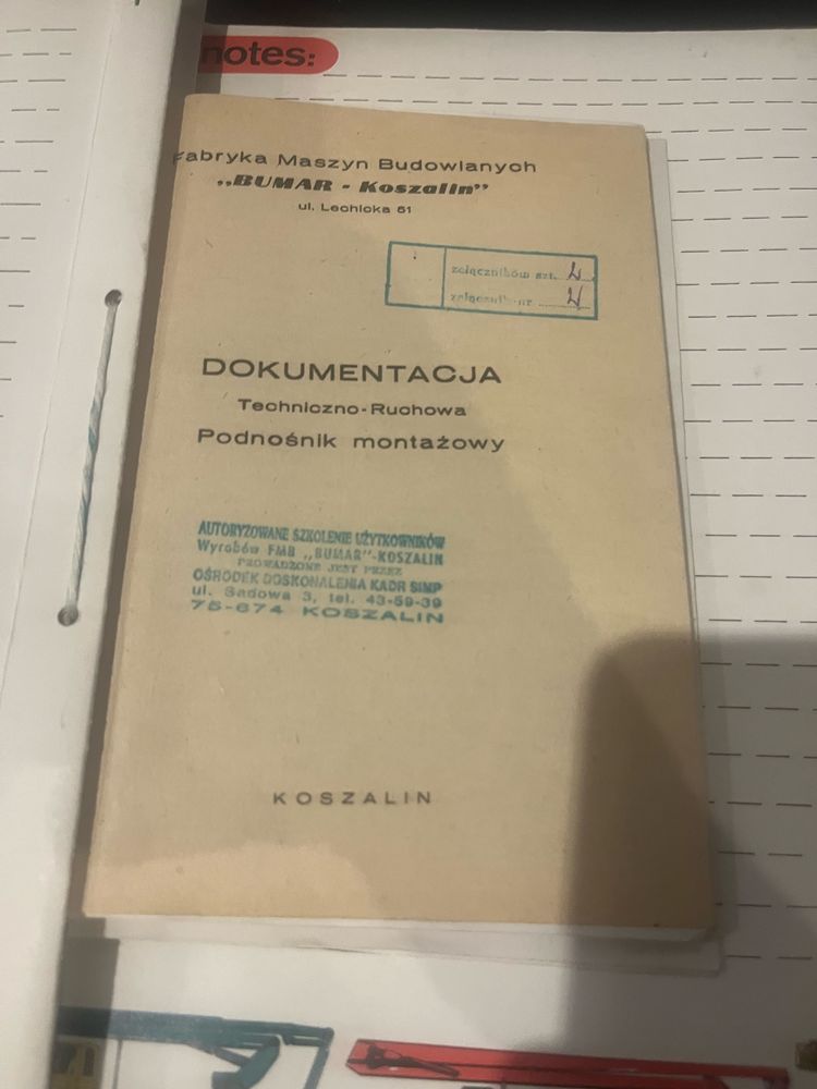 Podnosnik koszowy bumer p100