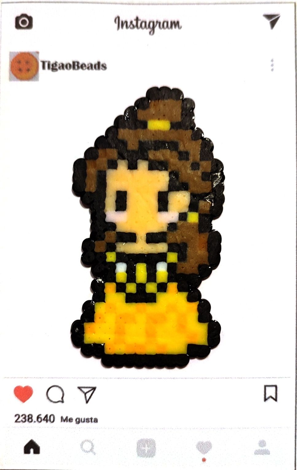 Porta Chaves em Hama Beads