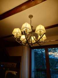 Żyrandol lampa wisząca komplet 2 lampy