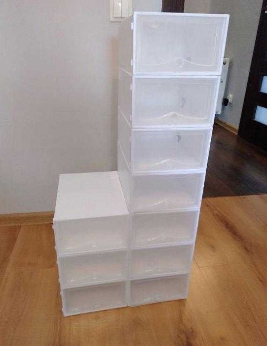 Pudełka na buty 10x sztuk wytrzymałe stabilne NOWE
