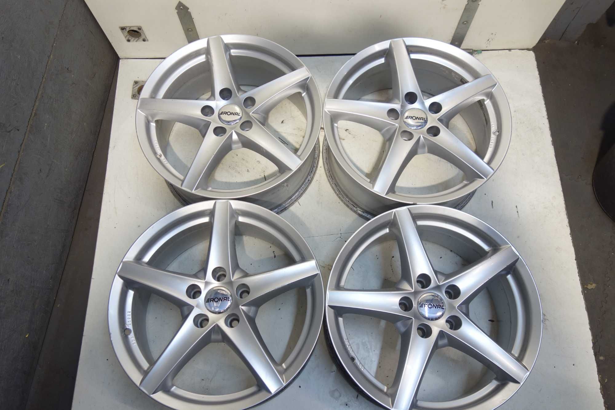 Alufelgi RONAL 18" 5x120 BMW M3 X3 X4 X5 E46 E90 Alpina B3 Srebrne 707