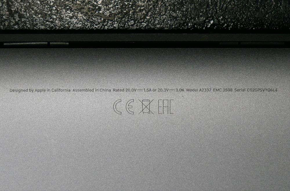 Apple MacBook Air 2020 р., 256 ГБ M1 (сріблястий)