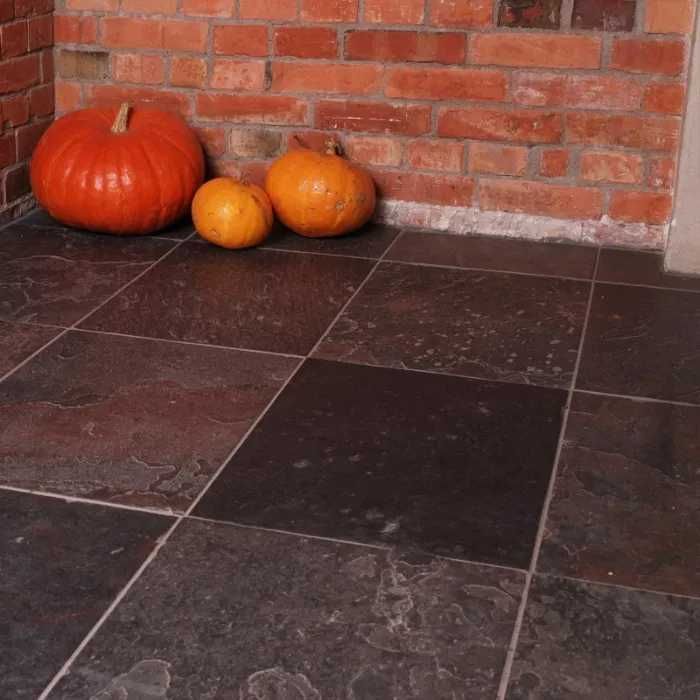 Płytki Kamienne Łupek Multicolor naturalny 60x30x1,2 cm / ELEWACJA