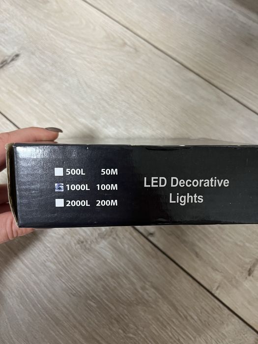 Гірлянда роса 100 м(USB+мережа)