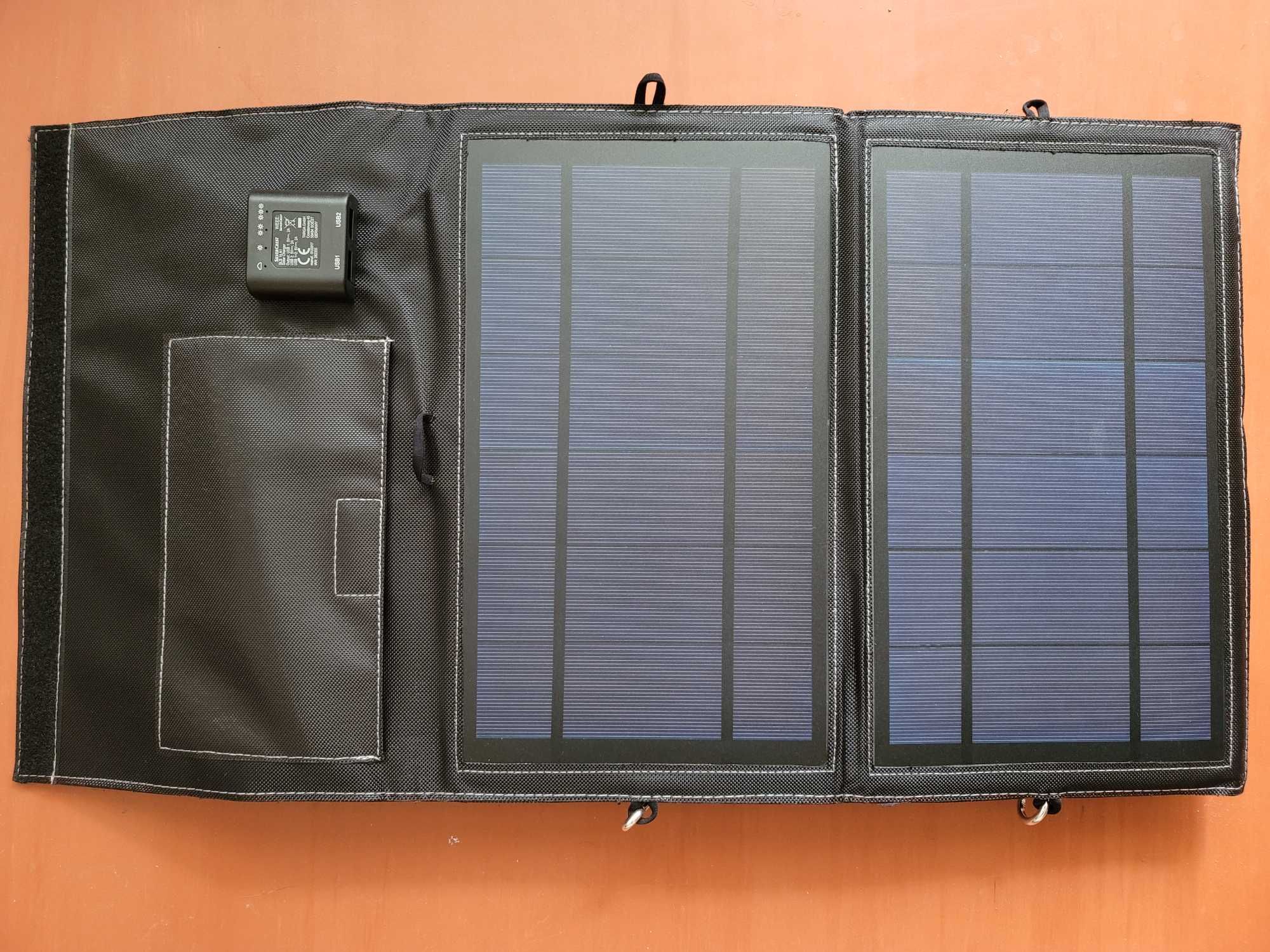 Сонячна панель silvercrest зарядка портативна батарея 14W solar