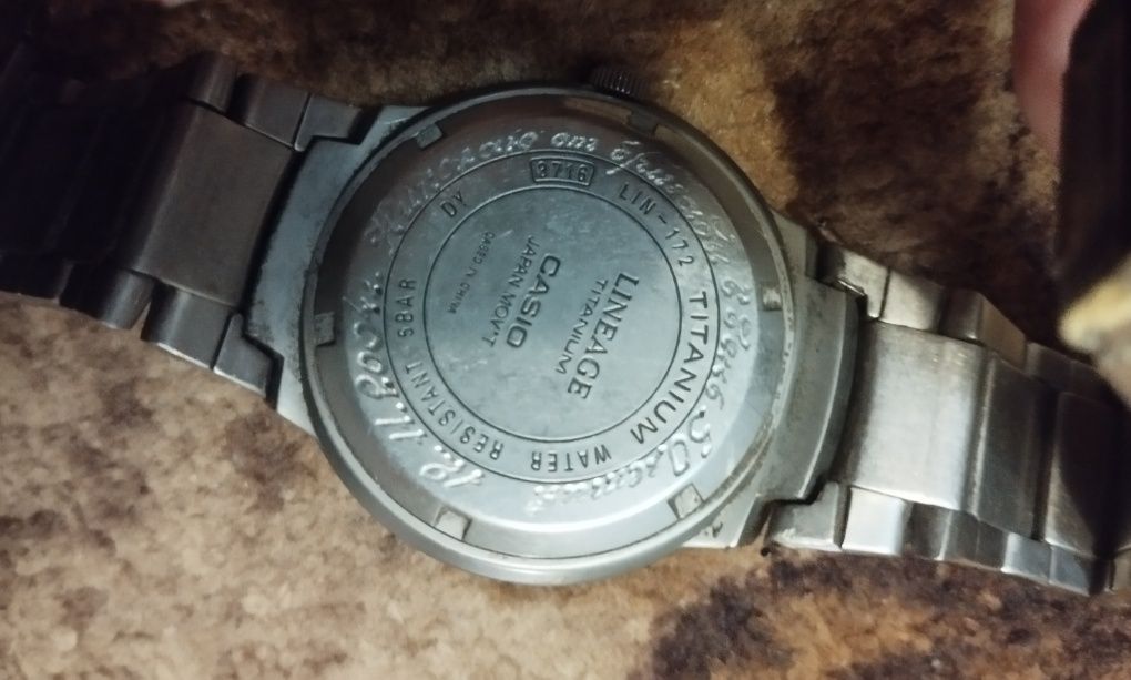 Годинник касіо Casio lineage titanium lin-172