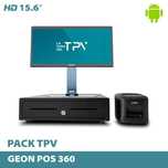 Pack TPV Táctil 15" Geon POS 360 - Android 4GB RAM / 64GB