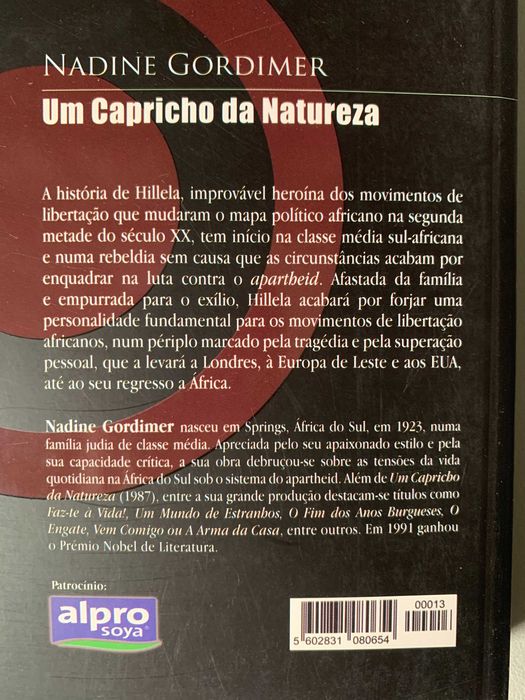 Um Capricho da Natureza, de Nadine Gordimer