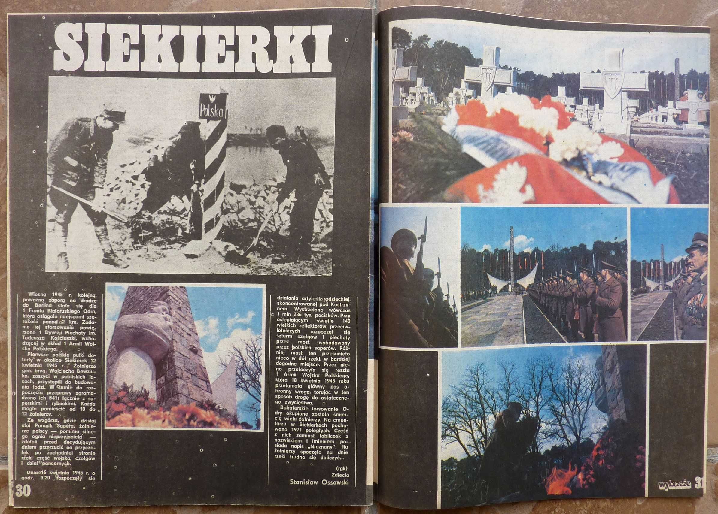 WYBRZEŻE tygodnik nr 17/1986 - plakat - zespół SAXON