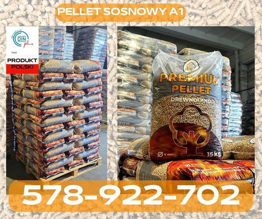 Pellet Premium iglasty 6mm certyfikat DIN Plus A1 Producent Drewnoland