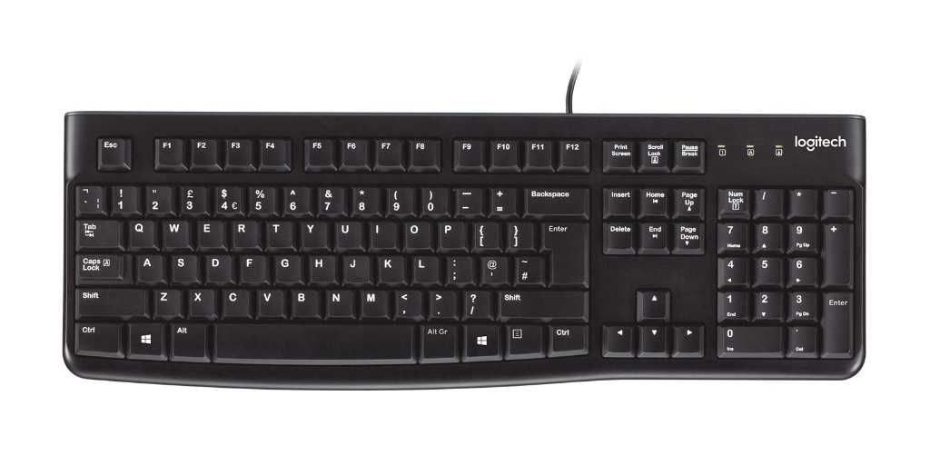 Klawiatura membranowa Logitech K120 czarna